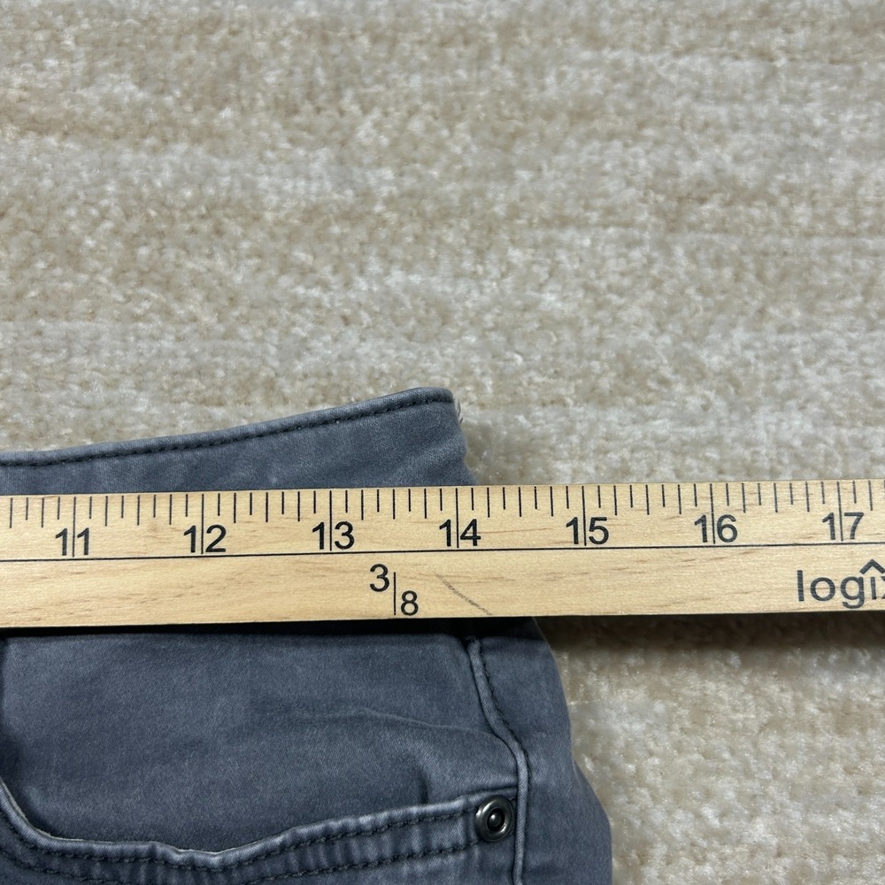 Sonoma Goods For Life Womens Skinny Pants Gray Mid Rise Stretch Size 4S Short - Picture 6 of 8